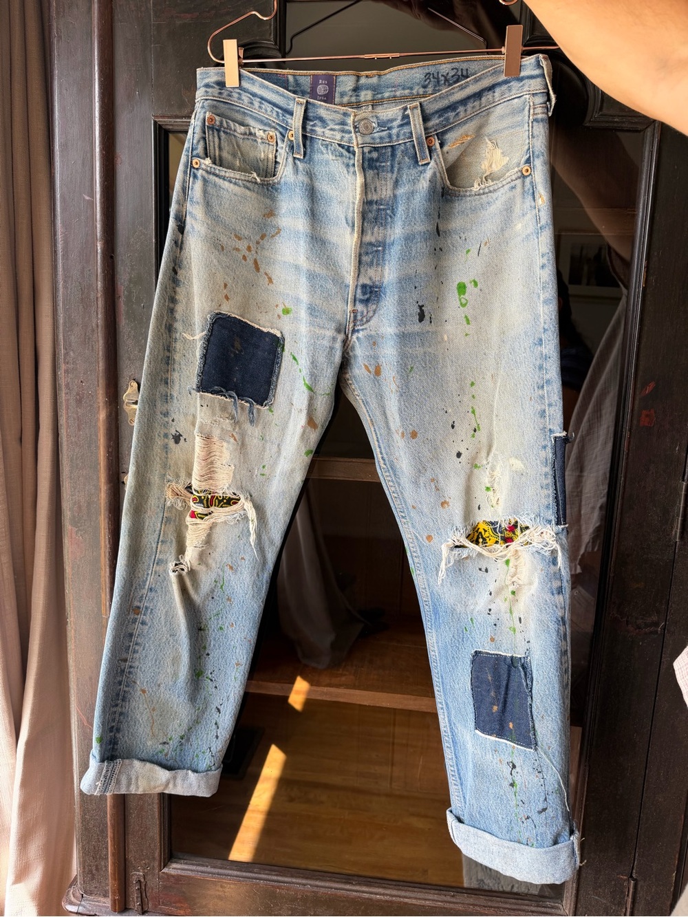 Rare custom Levi’s jeans by Res Ipsa!!